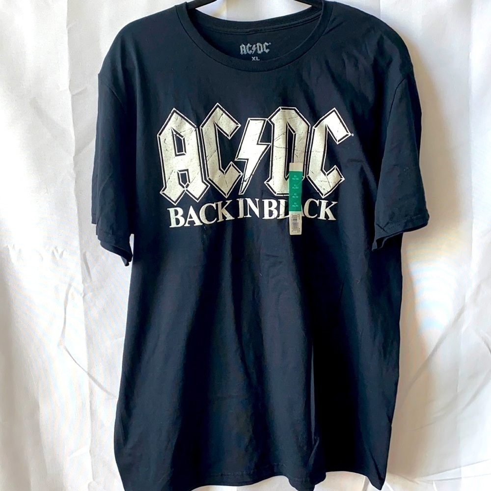 ACDC Back In Black Crewneck T-Shirt
